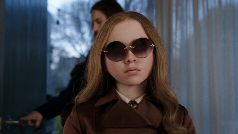 M3GAN wearing sunglasses in "M3GAN" (2023)