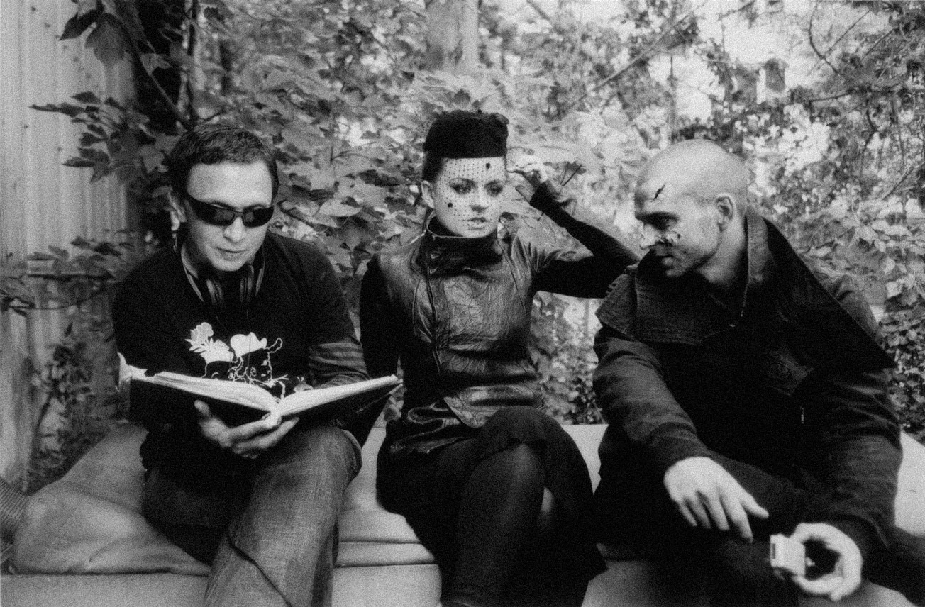 Bruce LaBruce on set
