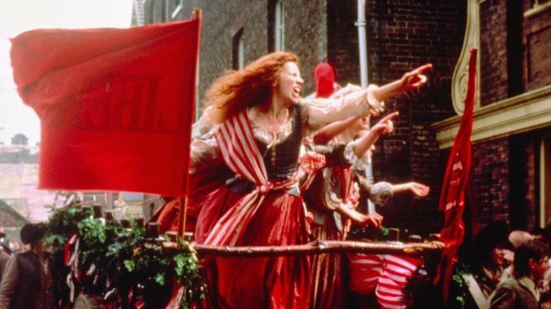 A protest in "Revolution"