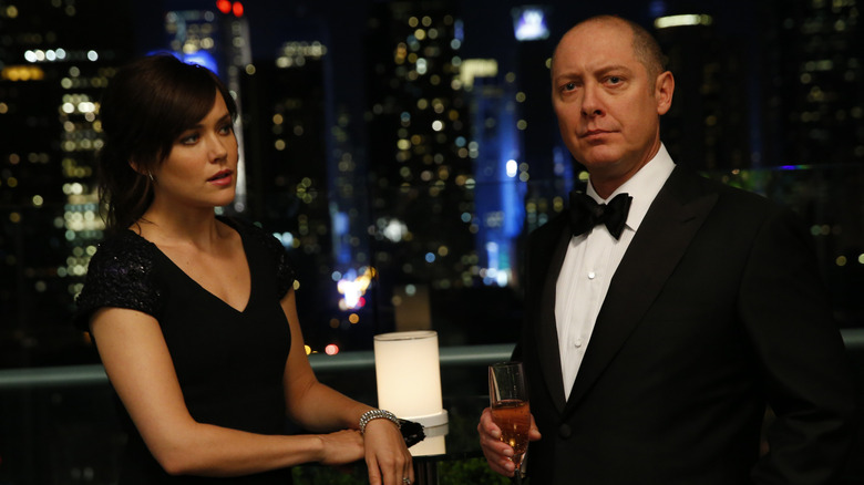 Red and Liz all dressed up in "The Blacklist"
