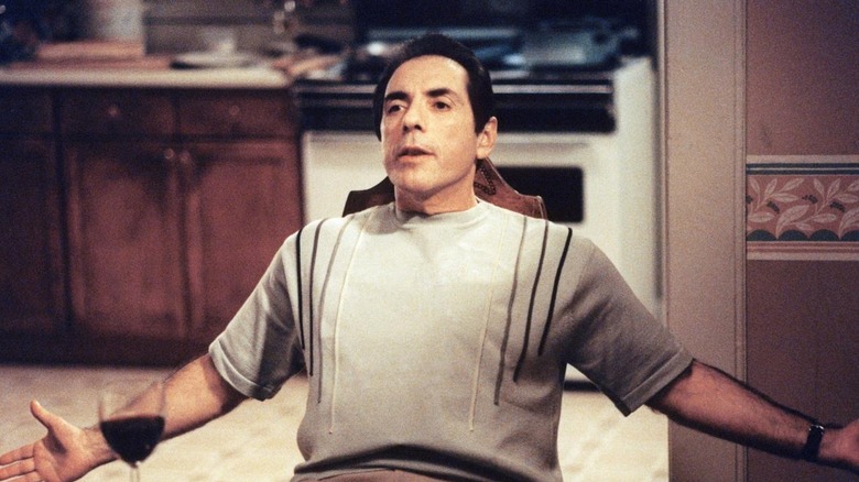 Richie Aprile sits at the kitchen table in "The Knight in White Satin Armor"