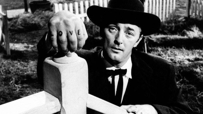 Preacher Harry Powell introduces himself in "The Night of the Hunter" (1955)