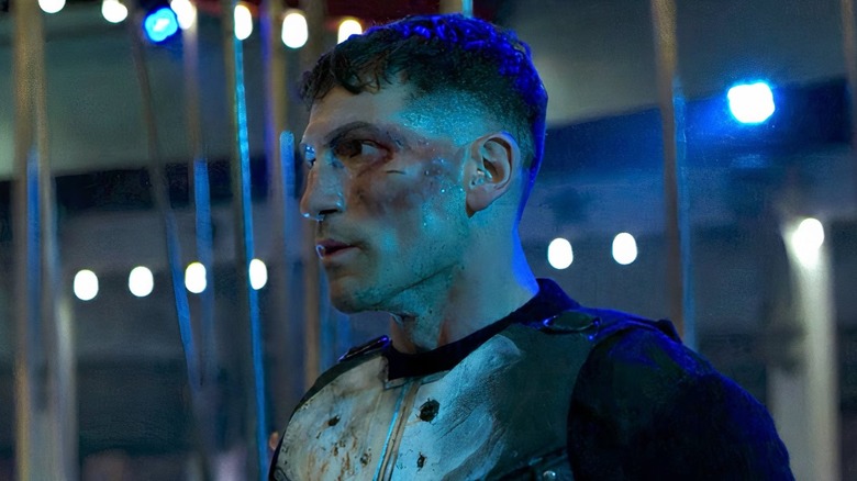 Frank standing outside in "The Punisher."