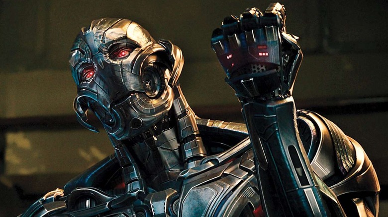 Ultron raising his first in Avengers: Age of Ultron