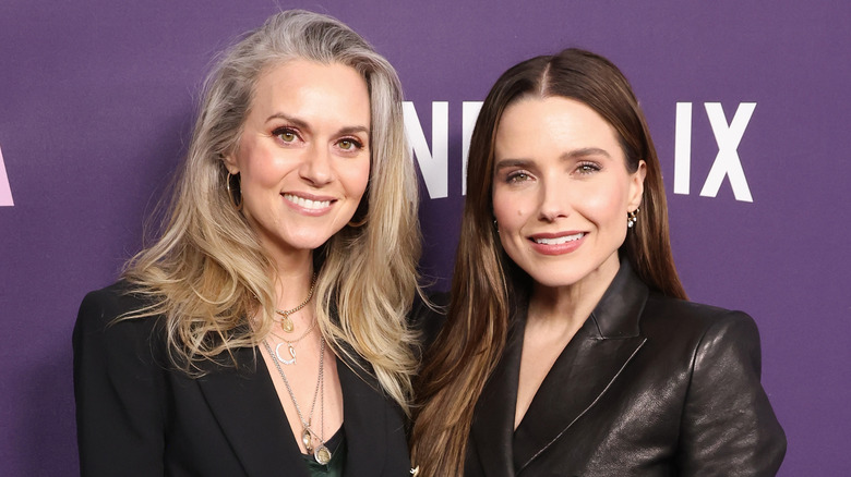 Hilarie Burton Morgan and Sophia Bush in New York in 2024