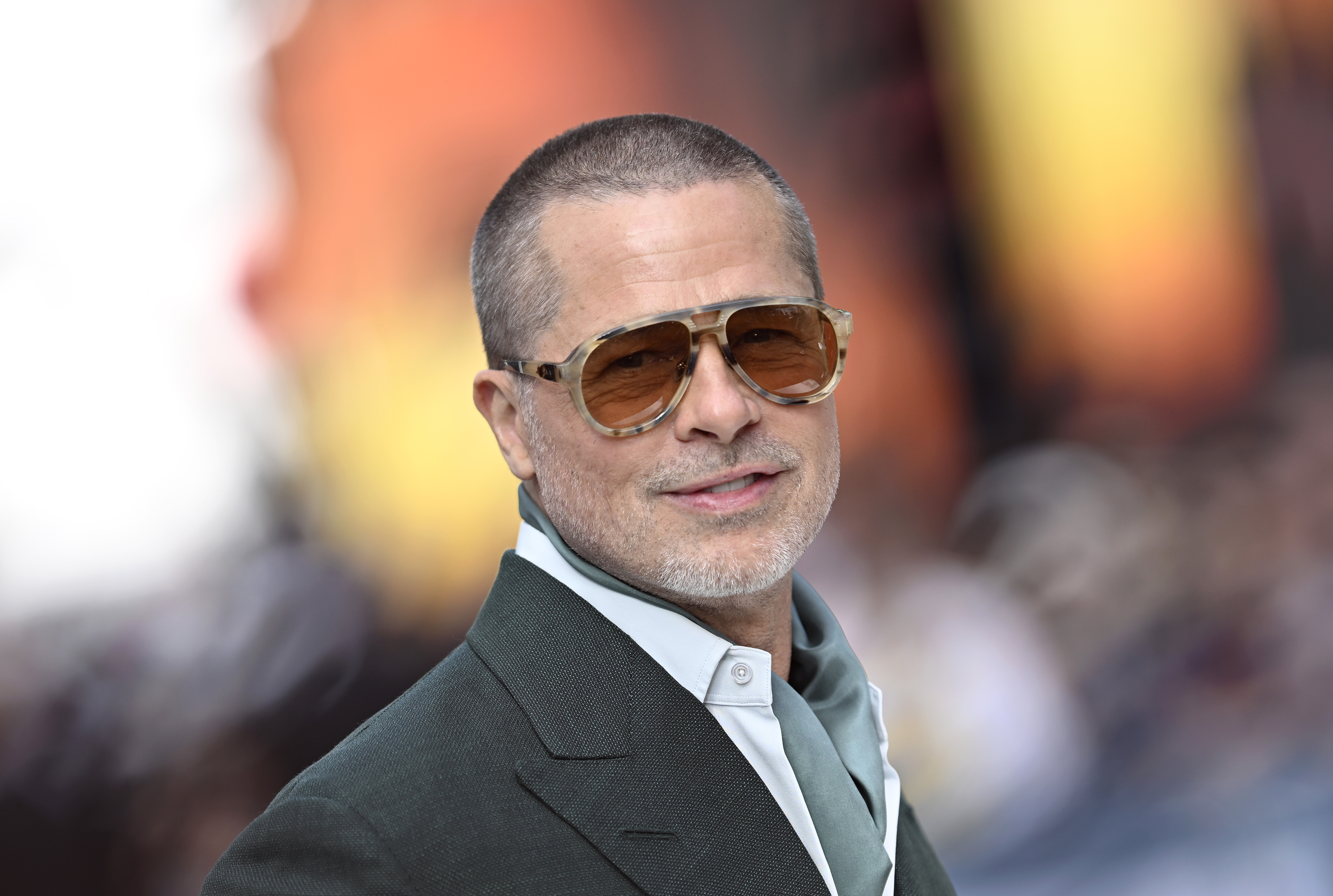 Brad Pitt attends the 'F1: The Movie' European Premiere