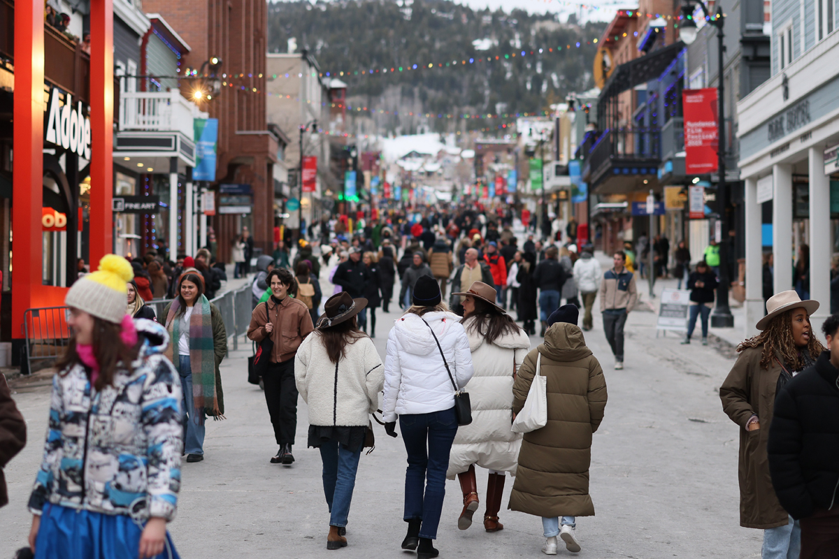The atmosphere at the 2025 Sundance Film Festival