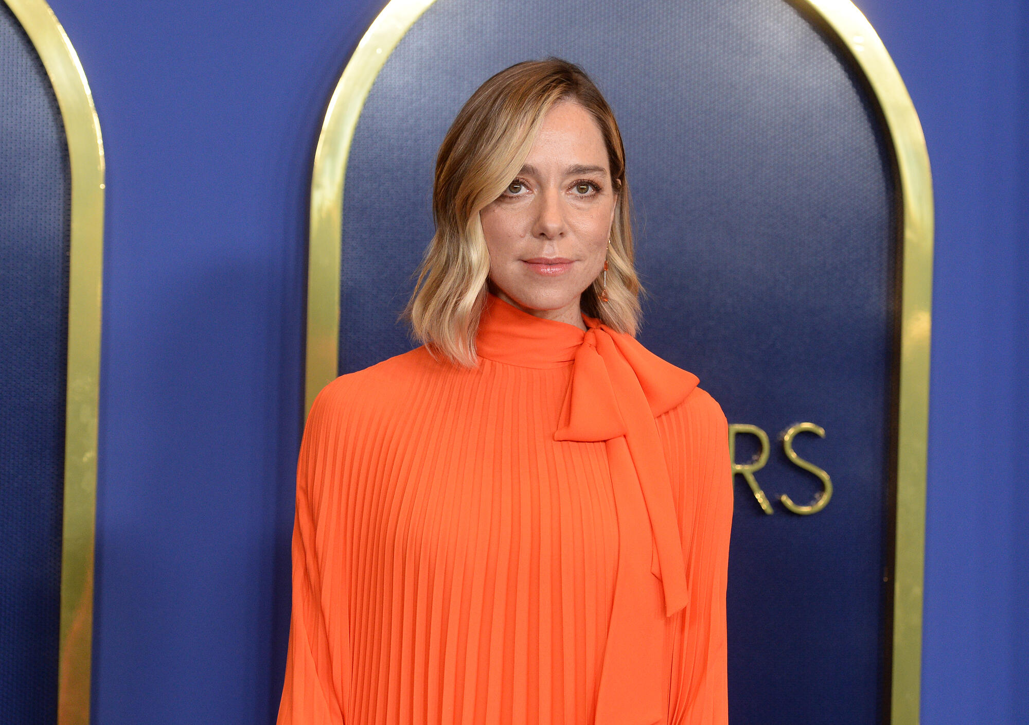 Sian Heder at the Oscars Nominee Luncheon held at Fairmont Century Plaza on March 7, 2022 in Los Angeles, California.