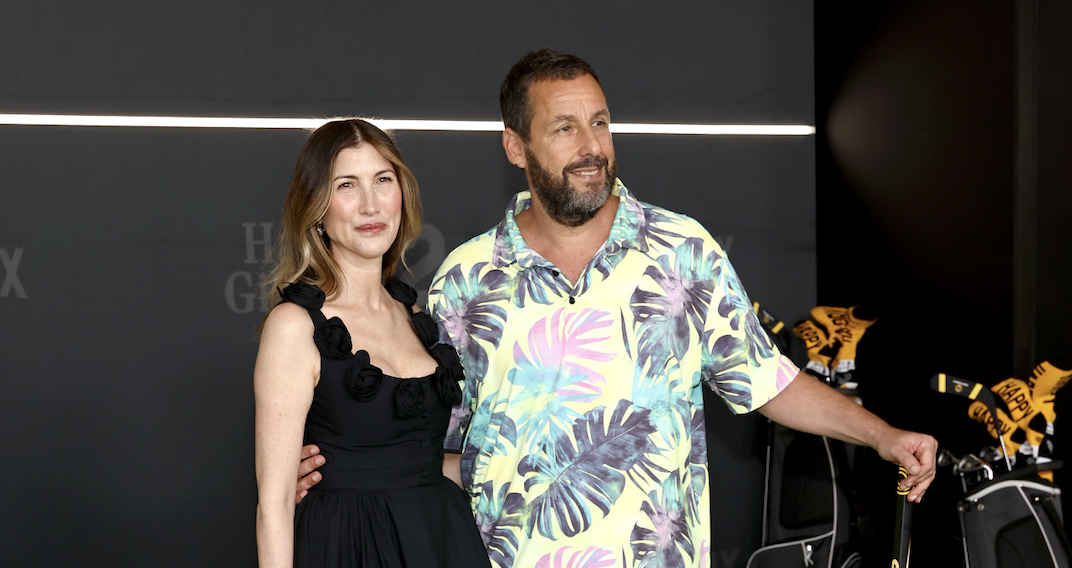 NEW YORK, NEW YORK - JULY 21: (L-R) Jackie Sandler and Adam Sandler attend Netflix's "Happy Gilmore 2" New York Premiere at Jazz at Lincoln Center on July 21, 2025 in New York City. (Photo by Arturo Holmes/WireImage)