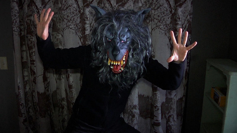Josef poses in the Peachfuzz mask in "Creep" (2014)