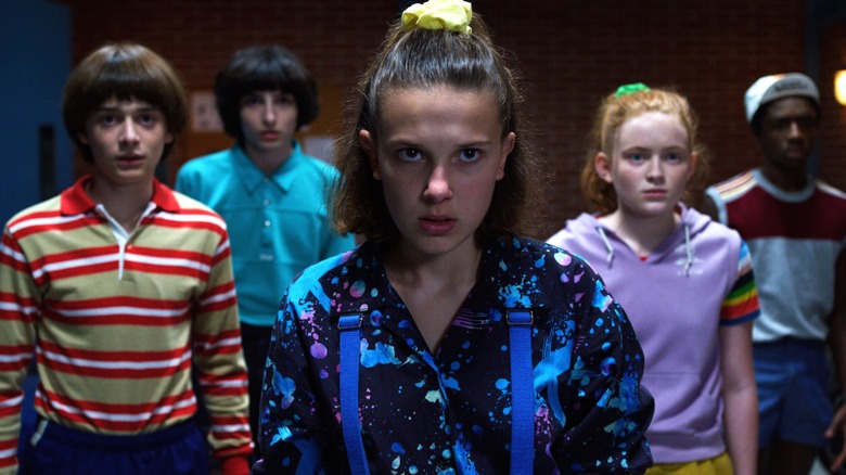 Eleven leads her friends in "Stranger Things" (2016-2025)