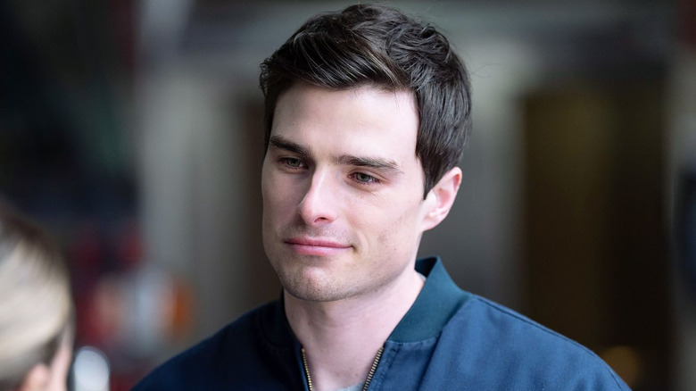 Jack Damon listening to Lyla Novak and smiling on "Chicago Fire" (2012-present)