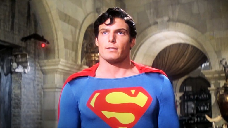 Superman stands tall in Superman: The Motion Picture (1978)