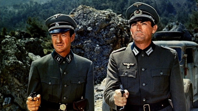 Mallory undercover as a Nazi soldier in The Guns of Navarone (1961)