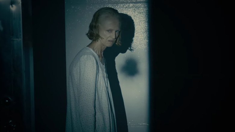 Deborah Logan looking back creepily "The Taking of Deborah Logan" (2014)