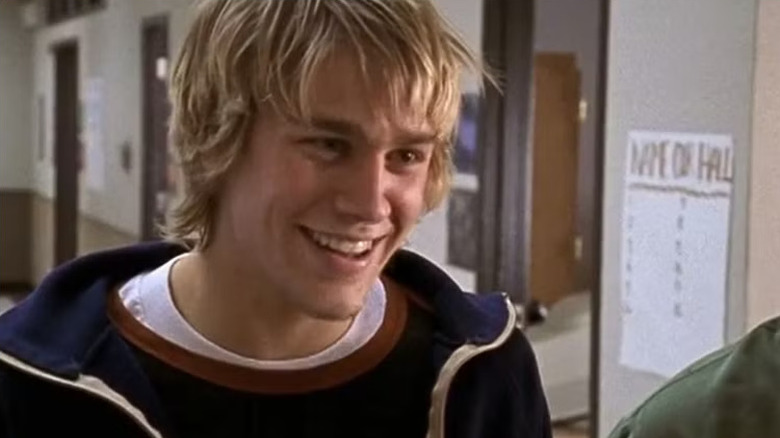 Lloyd laughing in "Undeclared"