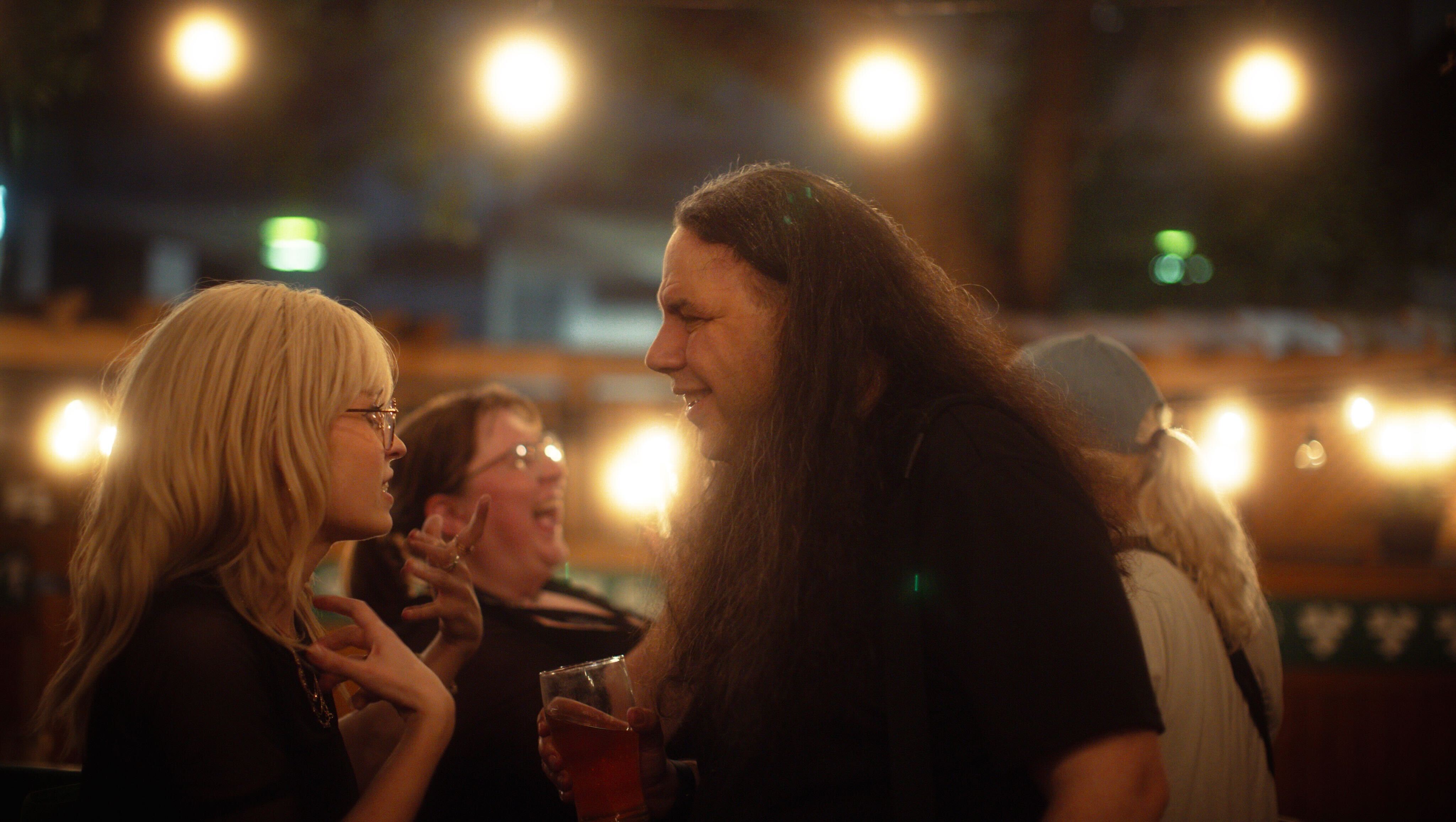 Alison Foreman and Mitch Davis at McKibbin's Irish Pub