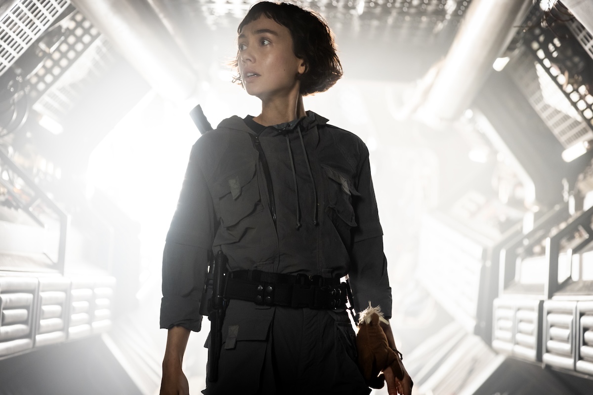 FX's Alien: Earth -- Pictured: Sydney Chandler as Wendy. CR: Patrick Brown/FX