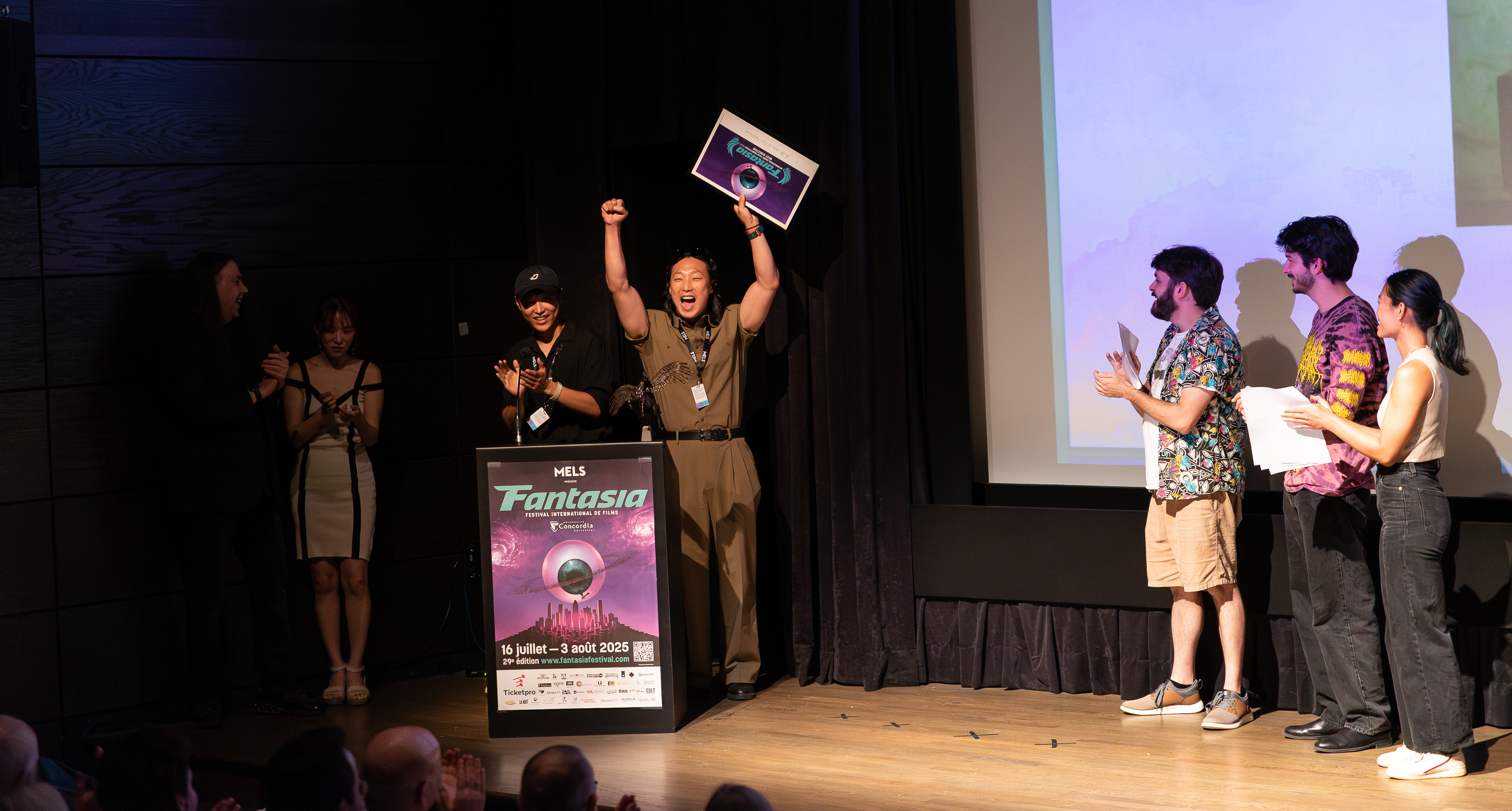 A scene from the 2025 Fantasia Fest Awards Ceremony