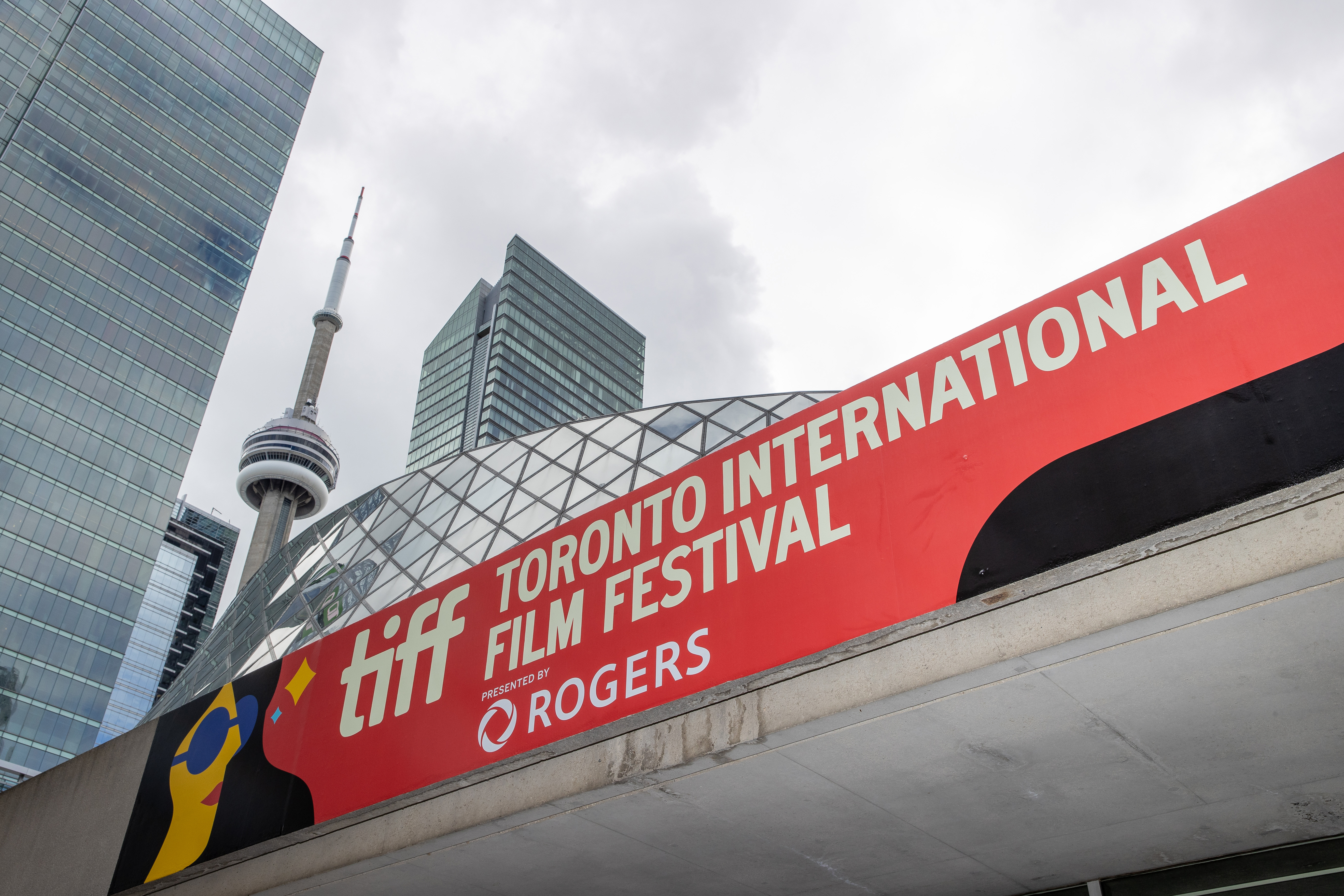 TORONTO, ONTARIO - SEPTEMBER 07: General view of TIFF signage during the Toronto International Film Festival on September 07, 2024 in Toronto, Ontario. (Photo by Mat Hayward/Getty Images)
