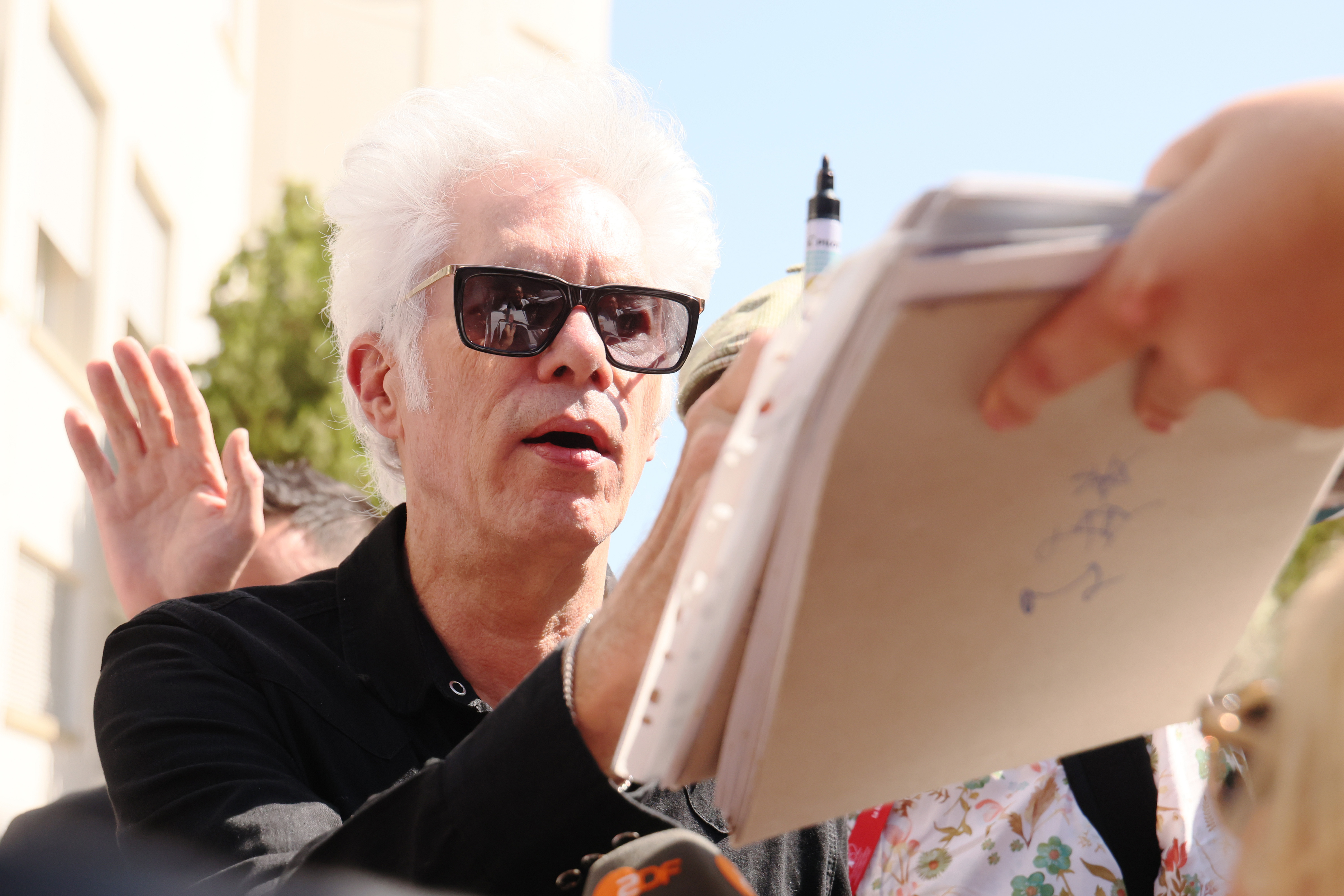 VENICE, ITALY - AUGUST 31: Jim Jarmusch arrives at Hotel Excelsior during the 82nd Venice International Film Festival on August 31, 2025 in Venice, Italy. (Photo by Ernesto Ruscio/Getty Images)