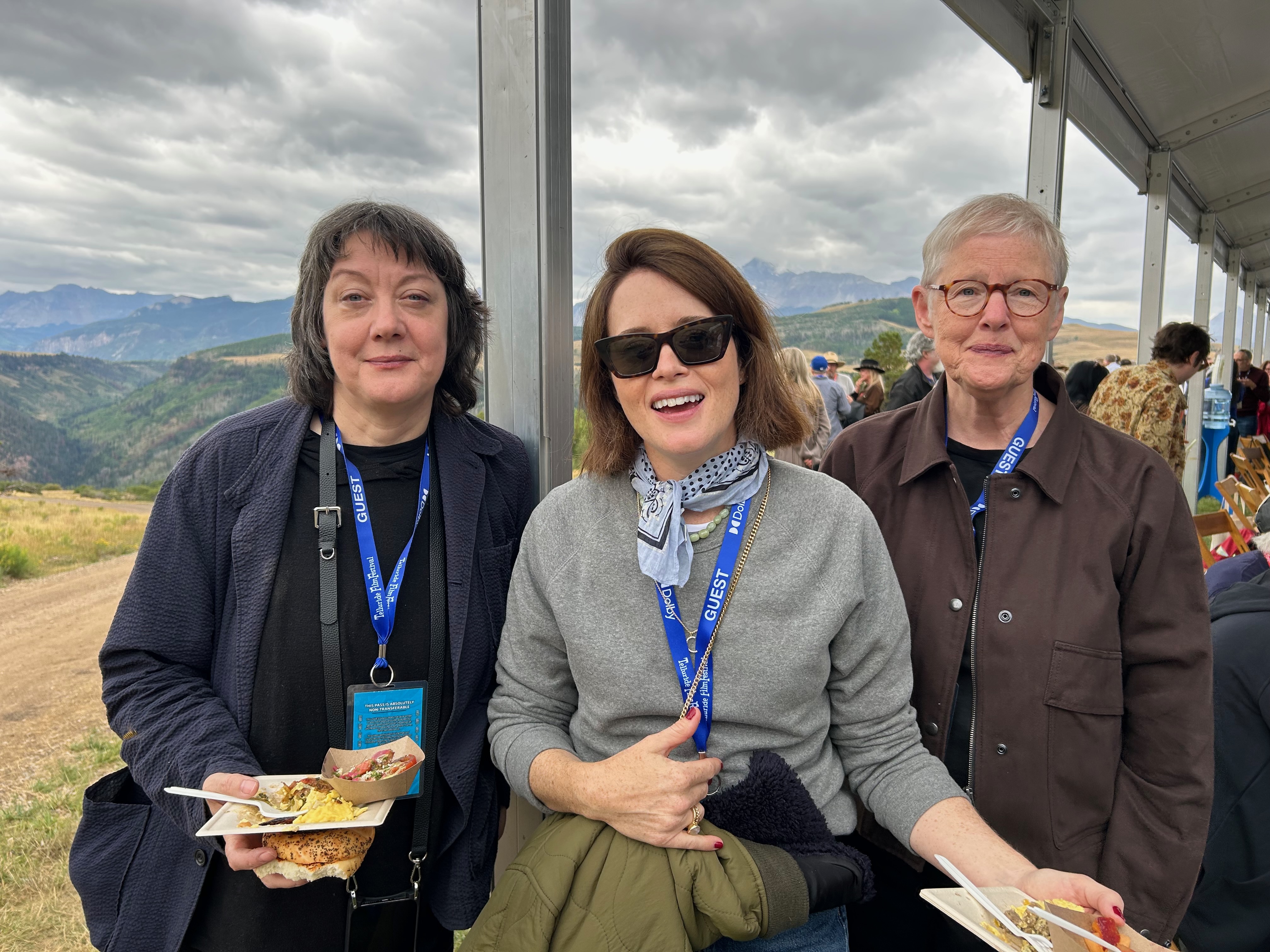 Helen Macdonald, Claire Foy, and Philippa Lowthorpe