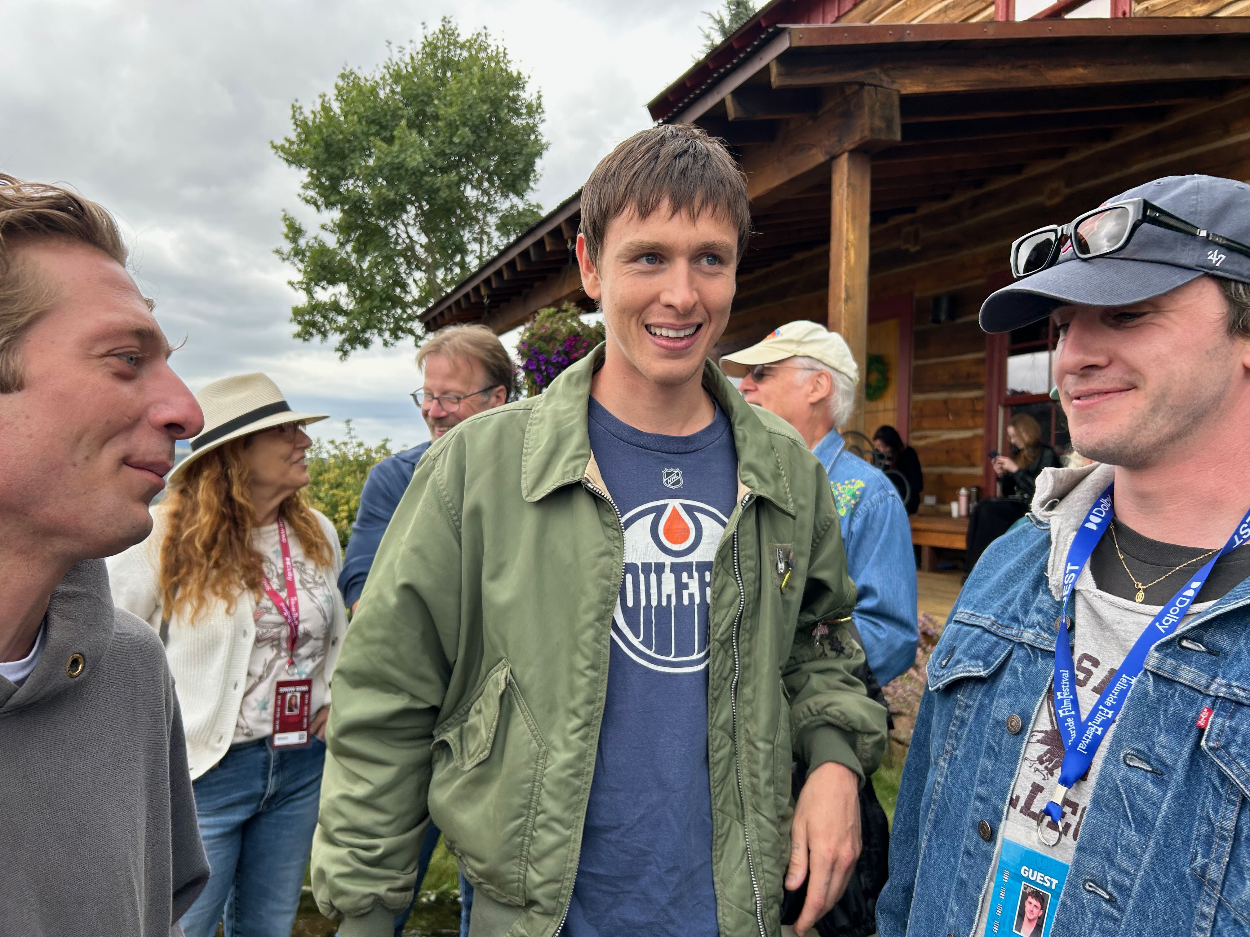 Jeremy Allen White, Harris Dickinson, Paul Mescal at the Telluride brunch