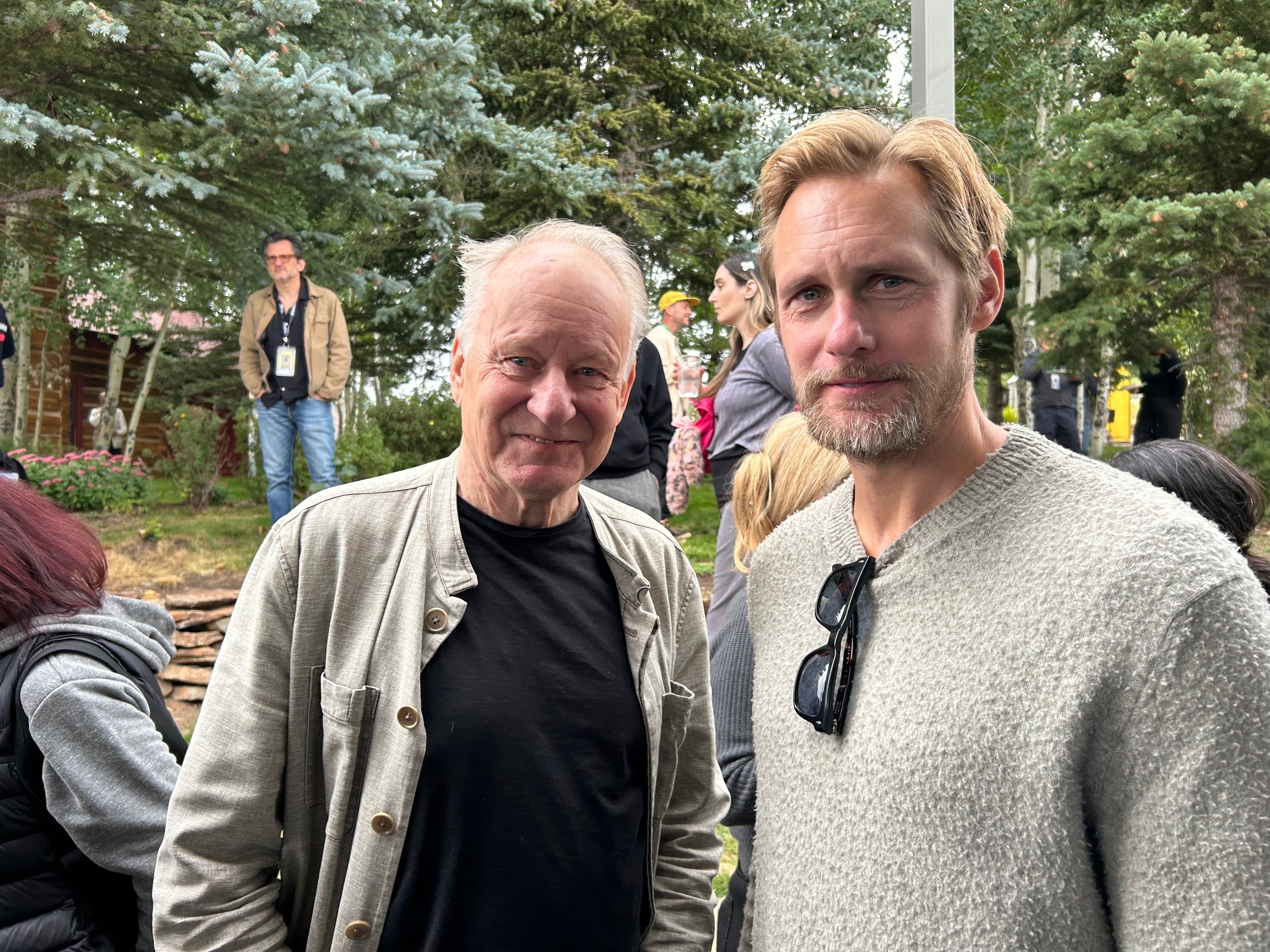 Stellan and Alexander Skarsgard