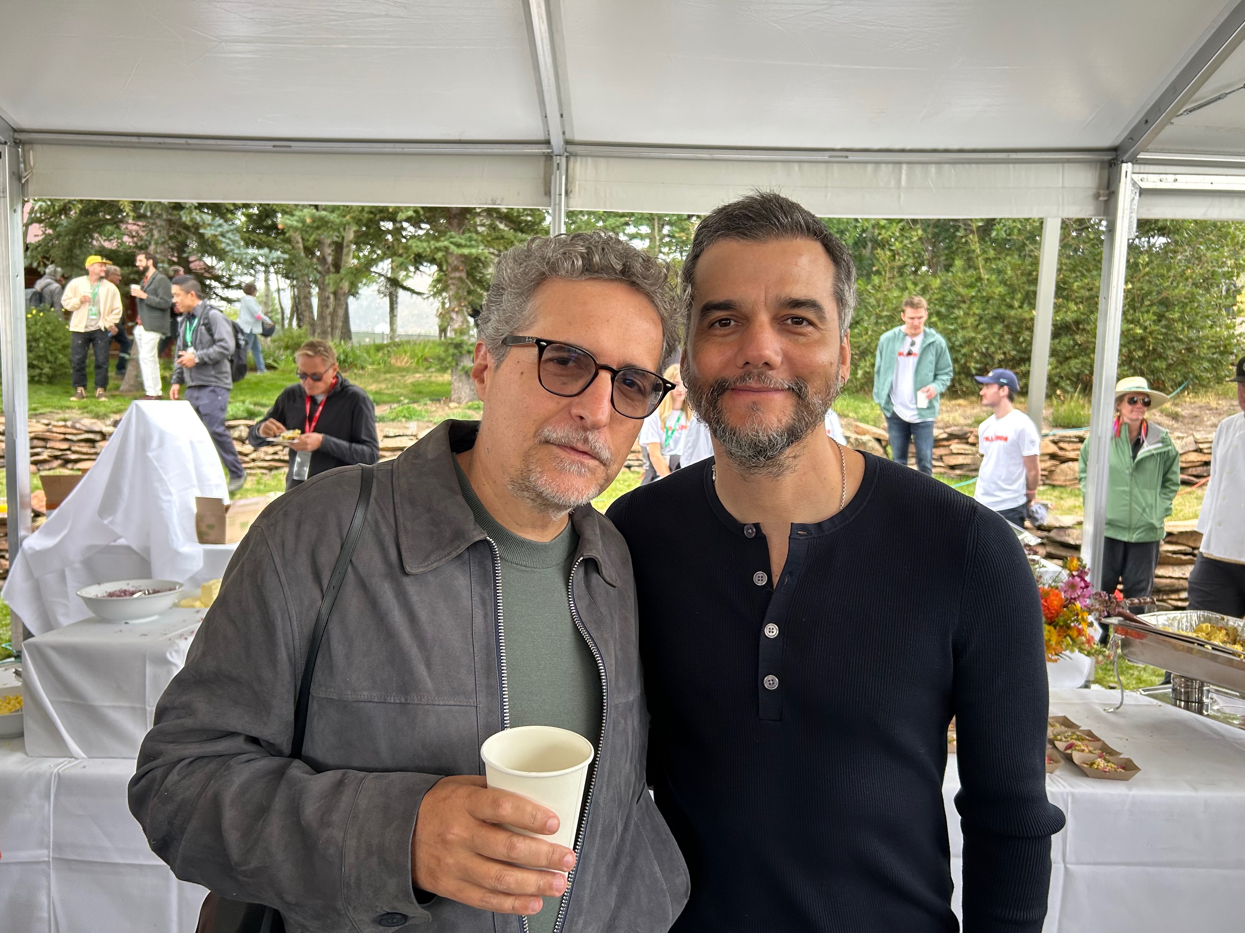 Kleber Mendonca Filho and Wagner Moura