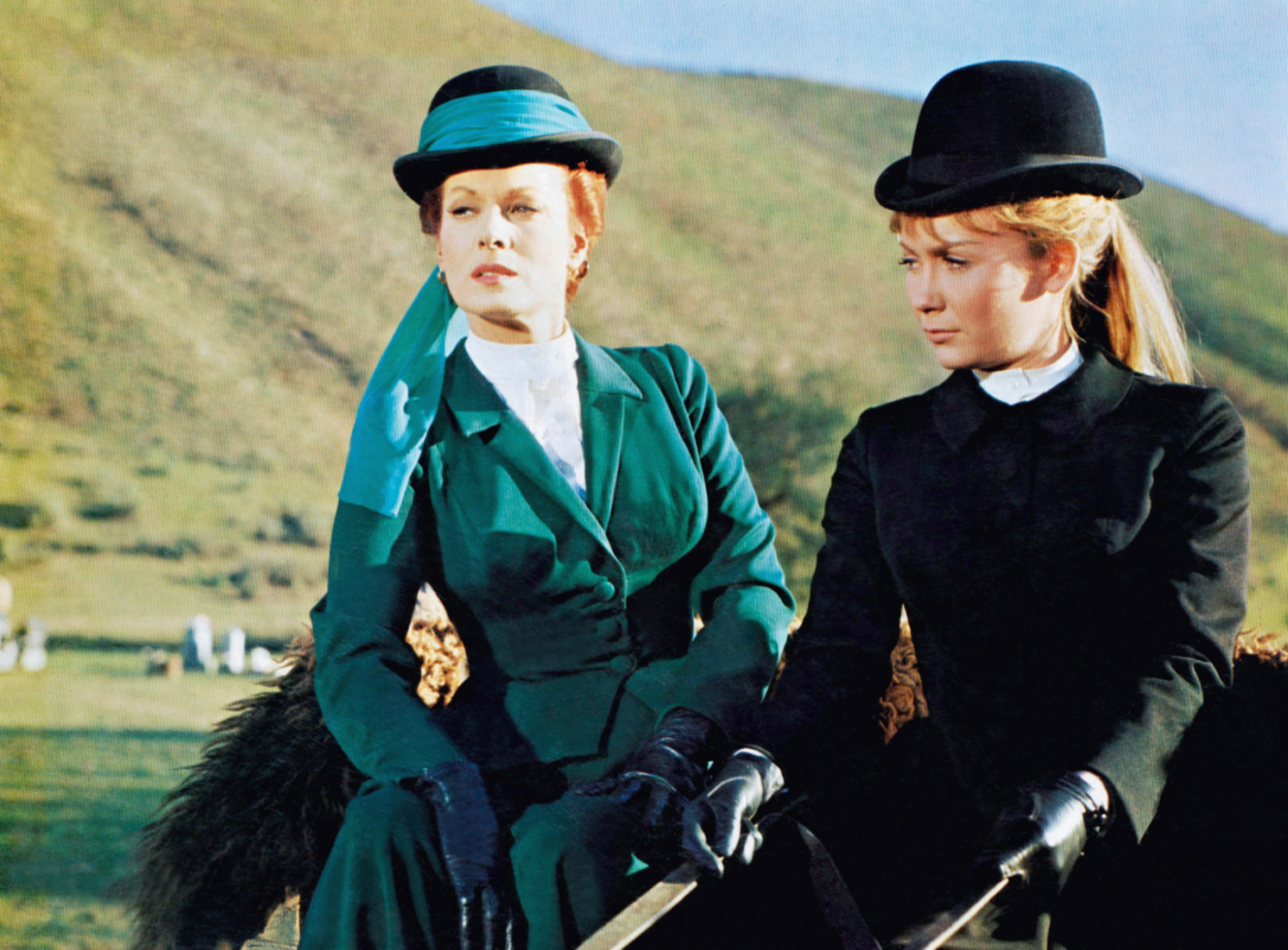 THE RARE BREED, from left: Maureen O'Hara, Juliet Mills, 1966