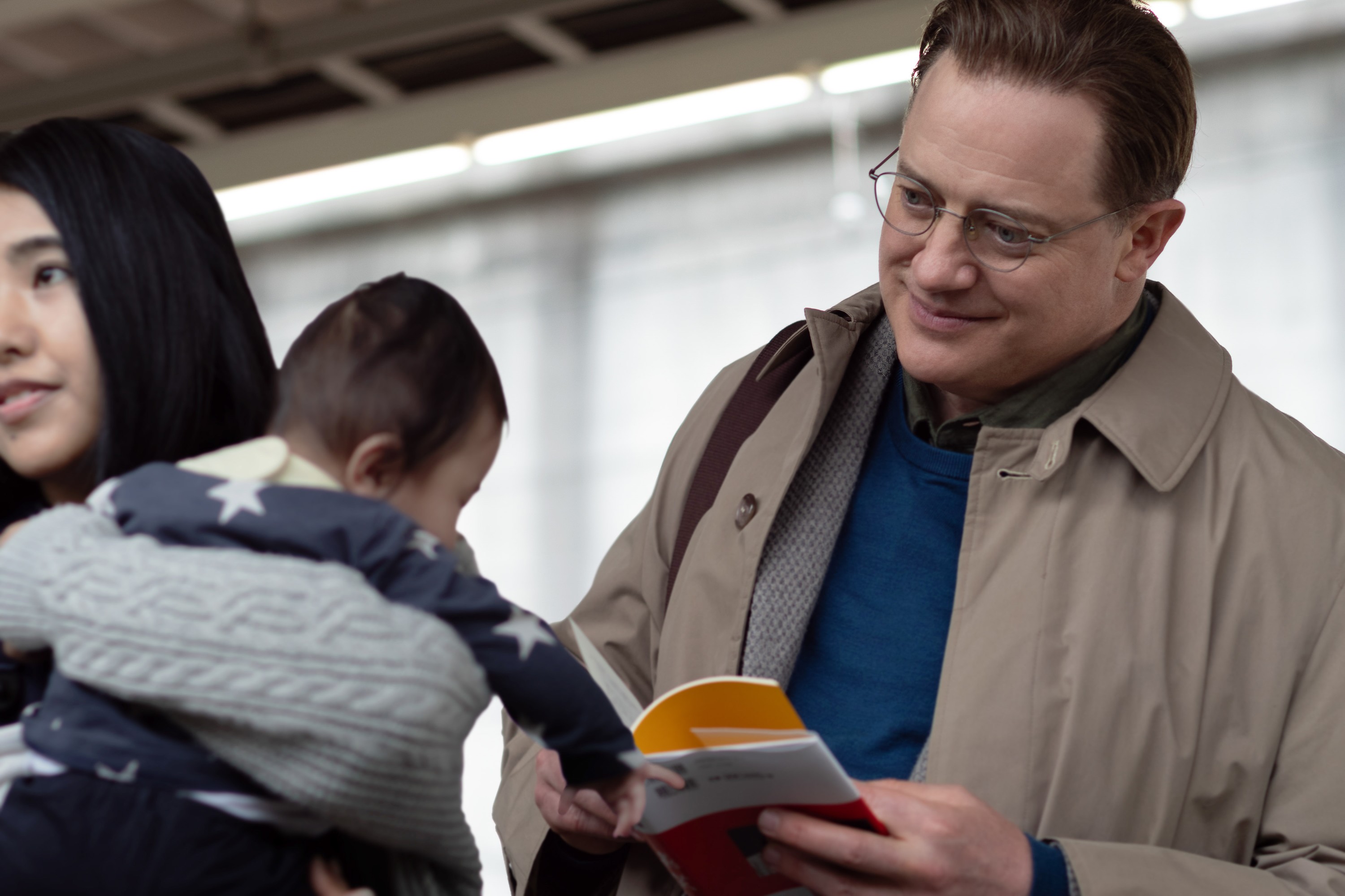 RENTAL FAMILY, Brendan Fraser, 2025. ph: James Lisle / © Searchlight Pictures / courtesy Everett Collection