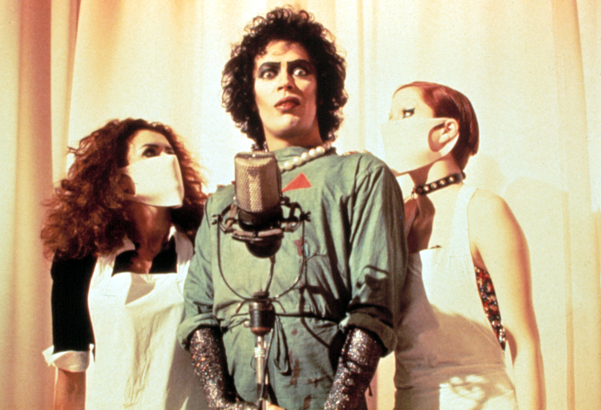 ROCKY HORROR PICTURE SHOW, Patricia Quinn, Tim Curry, Nell Campbell, 1975. TM and Copyright © 20th Century Fox Film Corp. All rights reserved. Courtesy: Everett Collection.