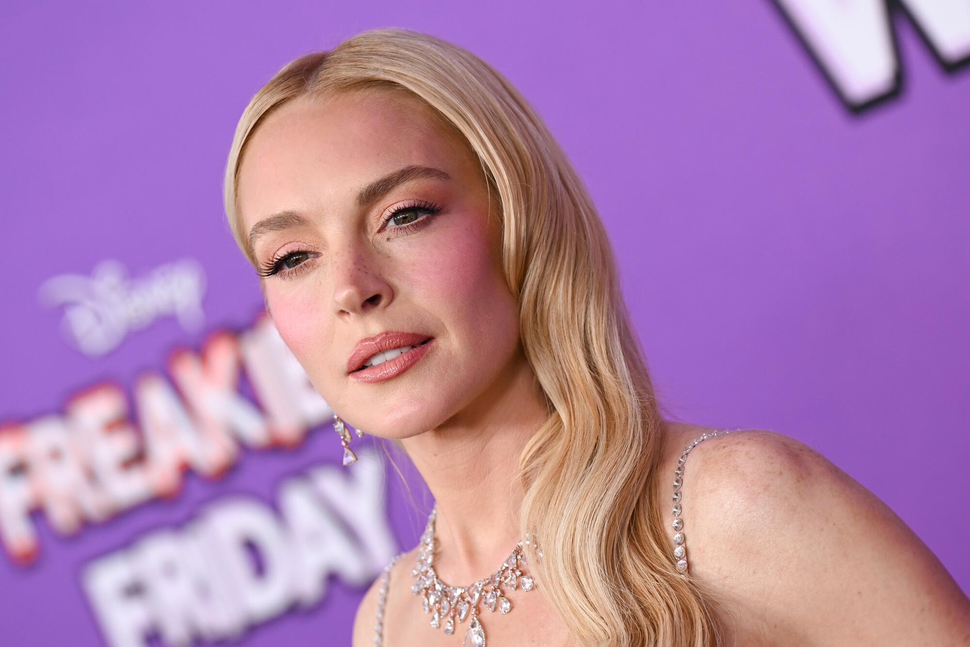 Lindsay Lohan at the 'Freakier Friday' Premiere