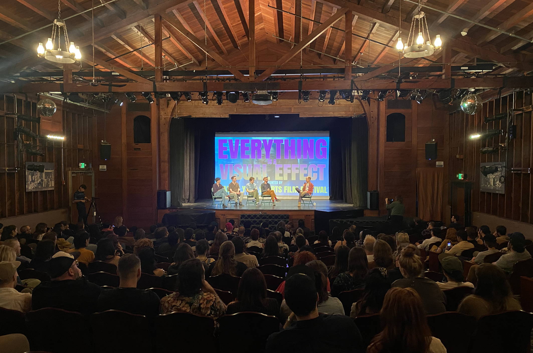 The Daniels attend Salute Your Shorts Fest for a talk about 'Everything Everywhere All at Once'