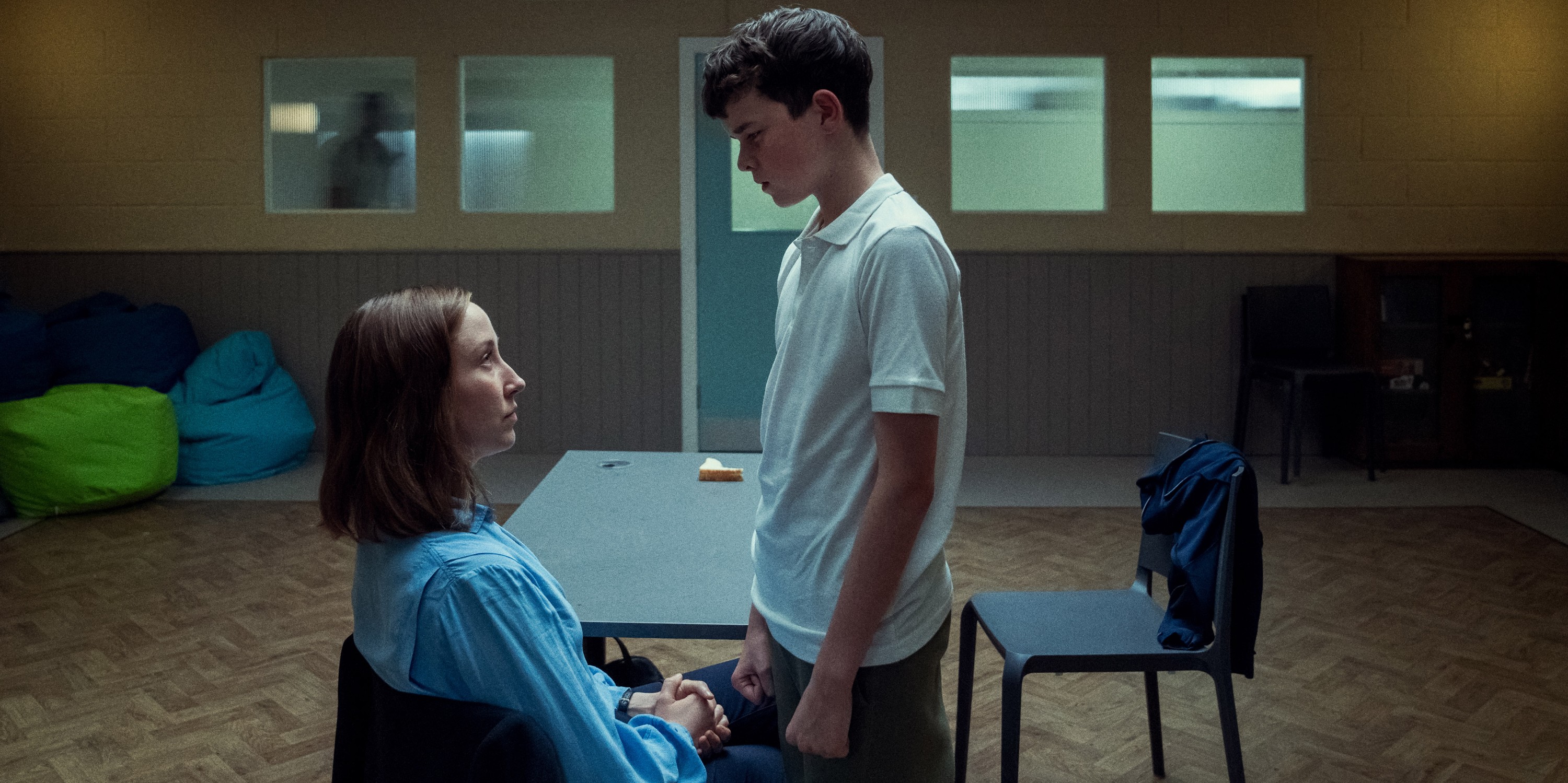 ADOLESCENCE, from left: Erin Doherty, Owen Cooper, (Season 1, ep. 103, aired March 13, 2025). photo: courtesy of Ben Blackall / ©Netflix/ Courtesy Everett Collection