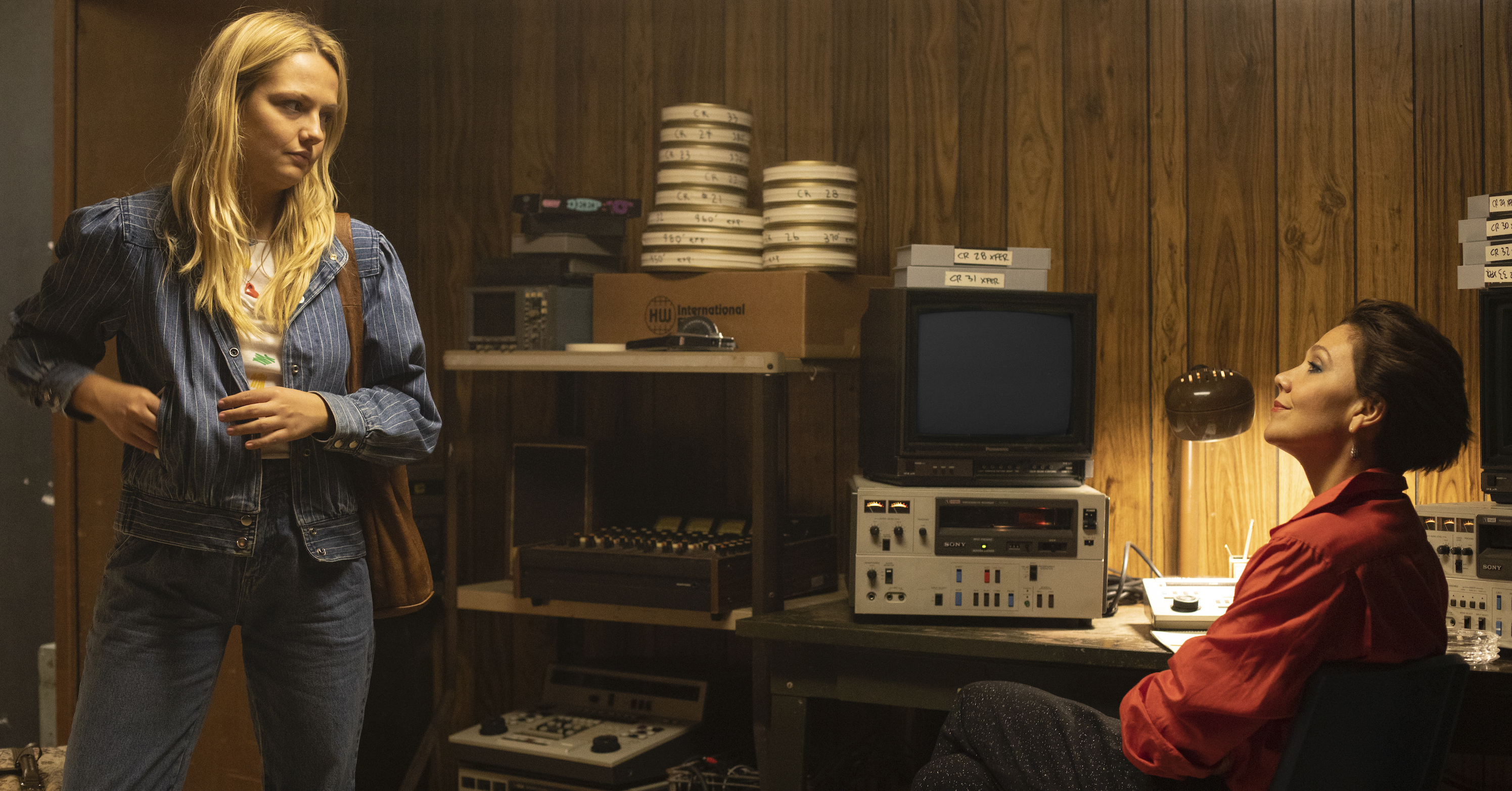 Emily Meade and Maggie Gyllenhaal in "The Deuce"