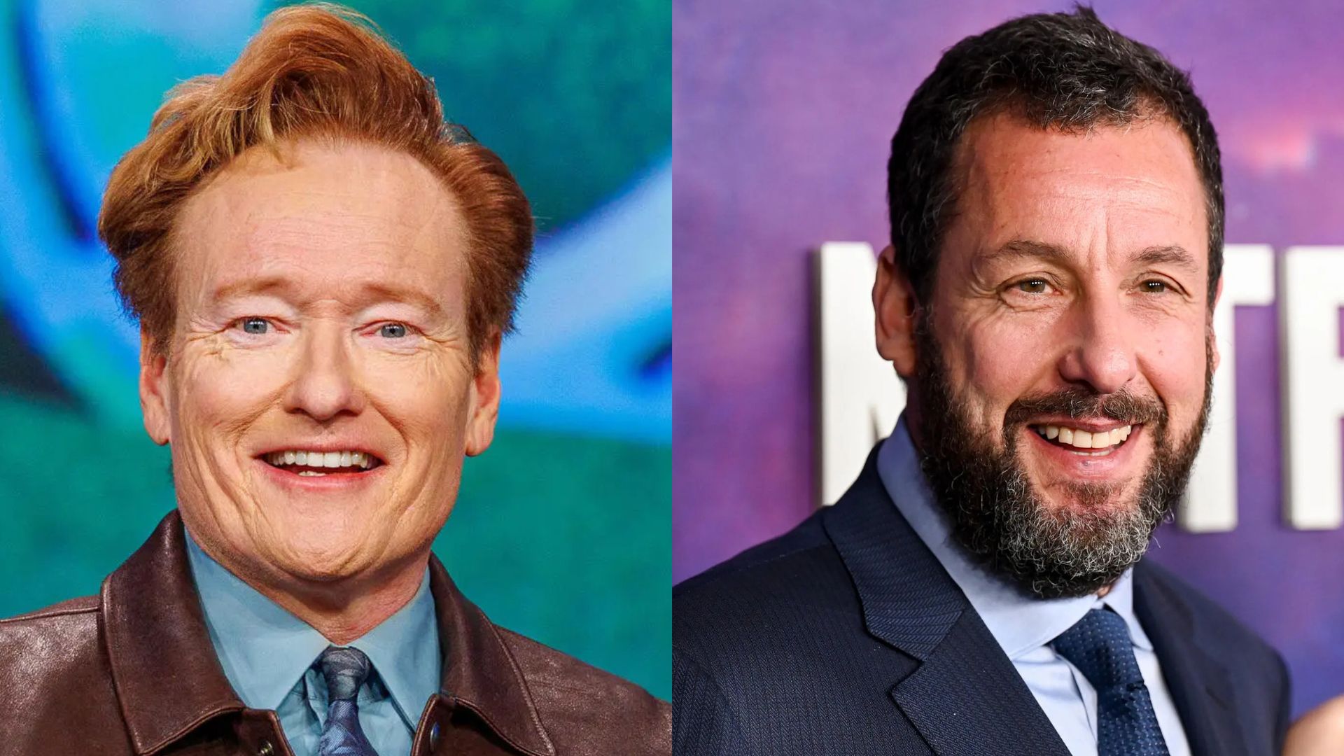 Conan O'Brien and Adam Sandler