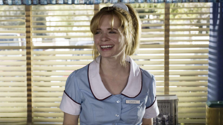 Dawn laughs in "Waitress" (2007)