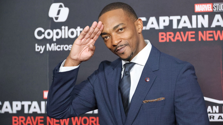 Anthony Mackie on the red carpet