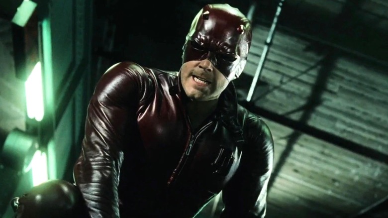 Daredevil in the middle of a fight