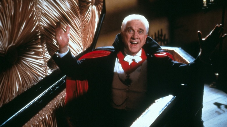Dracula welcomes audiences to his abode in "Dracula: Dead and Loving It"