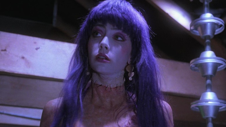 Elizabeth Shelly waking up as Frankenhooker in Frankenhooker (1990)