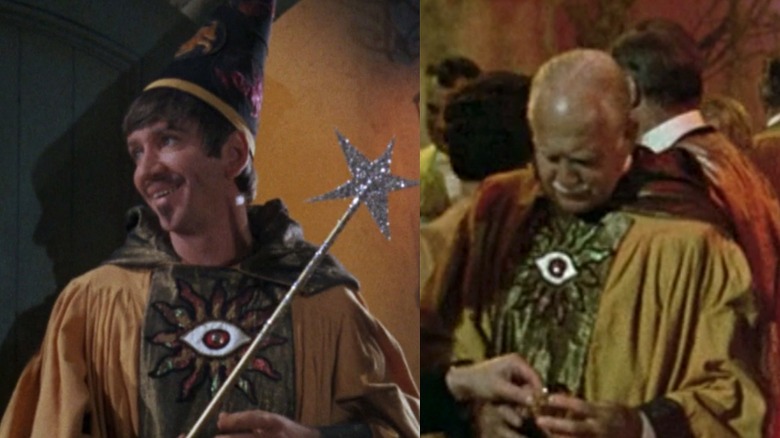 A wizard cloak on Gilligan's Island (1967) and Bewitched (1970)