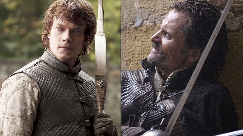 Theon Greyjoy in Game of Thrones (2011) and Alatriste in Alatriste (2006)