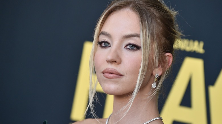 Sydney Sweeney posing for photo
