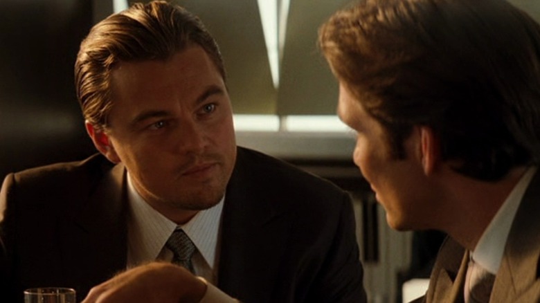 Cobb talking to Robert Fischer in "Inception" (2010)