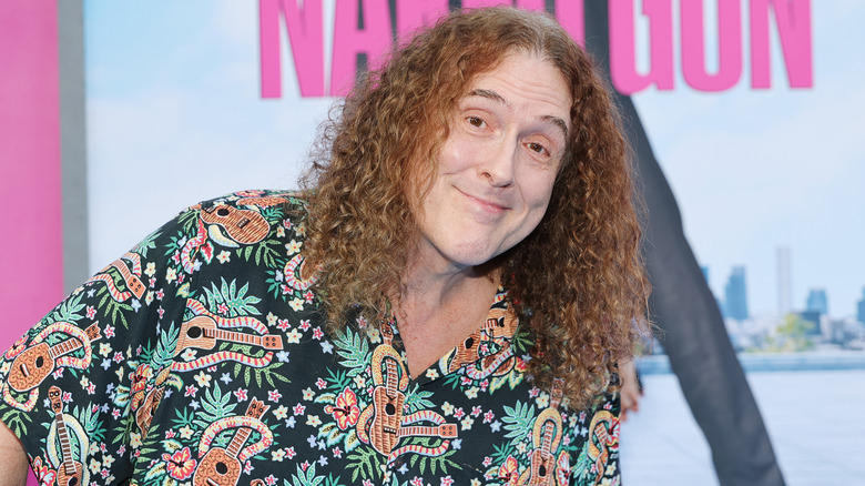 Weird Al on the red carpet for the LA premire of "The Naked Gun"