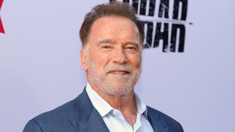 Arnold Schwarzenegger at the Netflix Tudum Theater in Los Angeles in 2025