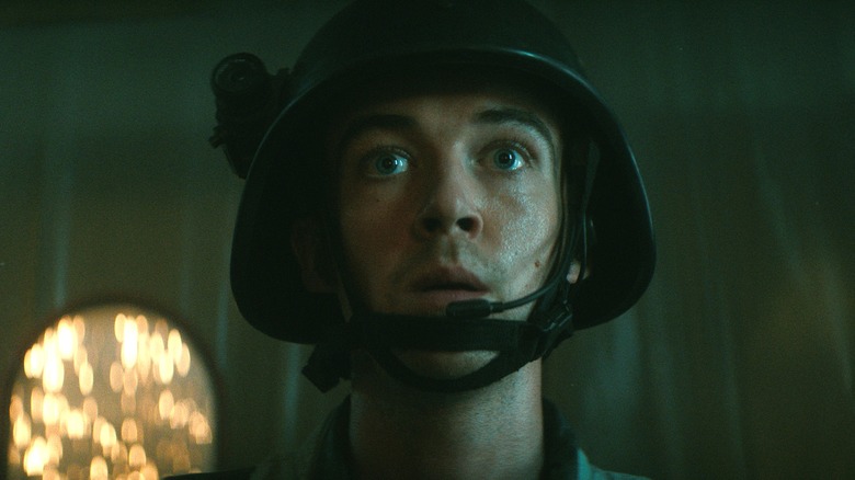 Hermit looks scared in "Alien: Earth"