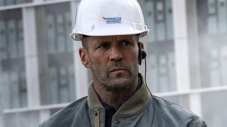Levon wears a hard hat in "A Working Man" (2025)